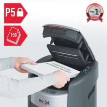 Popieriaus smulkintuvas - REXEL ShredMax AutoFeed+ 150M P-5 150 lapų juodas