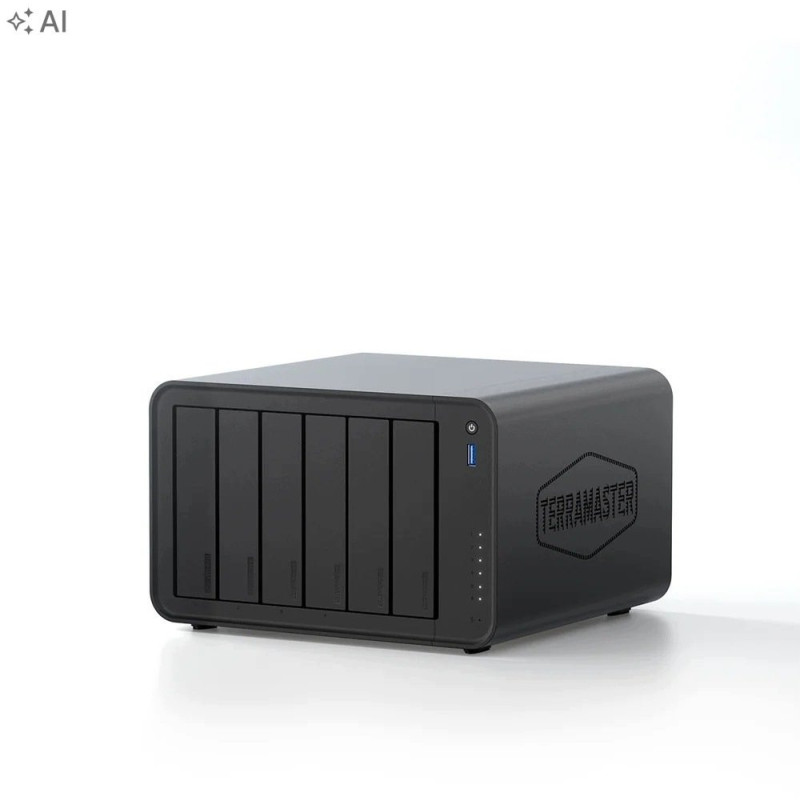 Failų serveris TerraMaster TERRAMASTER F6-425PRO NAS, 6 branduoliai, 8GB DDR5 RAM, be disko