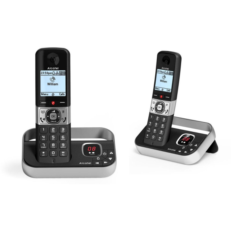 Stacionarus telefonas Alcatel ALCATEL F890 Voice Duo, DECT telefonas, belaidis ragelis