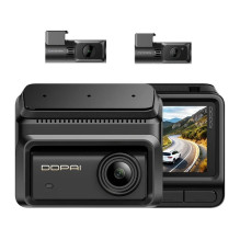 Vaizdo registratorius - DDPAI Z90T 3 kanalų 4K GPS trigubas HDR Wi‑Fi 6 3 colių 512 GB