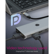 ICY BOX IB-DK4061-CPD 12in1, 2xHDMI, PD 100W ICY BOX IB-DK4061-CPD 12in1, 2xHDMI, PD 100W