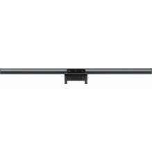 4smarts 2in1 „LightBar Pro“ monitoriaus lempa su „FullHD“ internetine kamera, sidabrinė