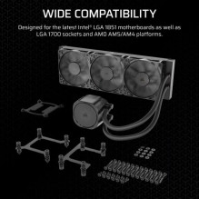 Corsair Nautilus 360 RS Motherboard All-in-one liquid cooler Black Corsair Nautilus 360 RS Motherboard All-in-one liquid cooler Black