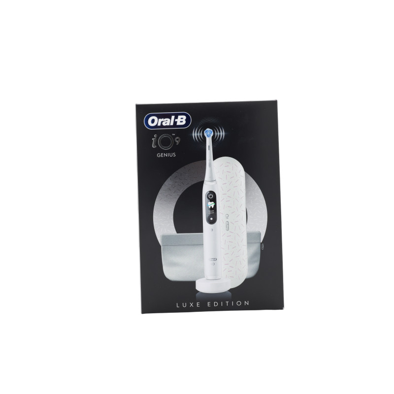 Oral-B Oral-B „iO Series 9 Luxe Edition“, elektrinis dantų šepetėlis (baltas, baltas alabastras)