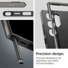 „Spigen Neo Hybrid“ „Samsung Galaxy S24 Ultra“ sidabrinis „Spigen Neo Hybrid“ „Samsung Galaxy S24 Ultra“ sidabrinis