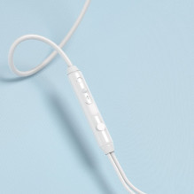 Dudao Dudao X3C In-Ear Wired USB-C Headphones 1.2m - White White
