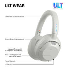 Sony ULT WEAR - Wireless Bluetooth Headphones with ULT POWER SOUND, Ultimate Deep Bass, Noise Cancelling, Clear Call Qua Sony ULT WEAR - Wireless Bluetooth Headphones with ULT POWER SOUND, Ultimate Deep Bass, Noise Cancelling, Clear Call Qua