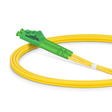 Equip Patch cable E2000 / APC- LC / APC 5.00m SM Duplex OS2 yellow
