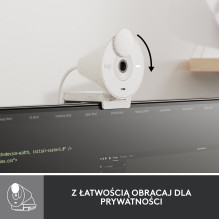 Logitech Brio 300 Off White interneto kamera (960-001442)