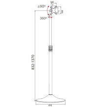 Techly TV LED / LCD Standfuß rund, 13"-27" Techly TV LED / LCD Standfuß rund, 13"-27"