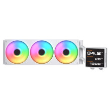 Cougar CPU water cooler Poseidon Vistek Pro 360, ARGB, white