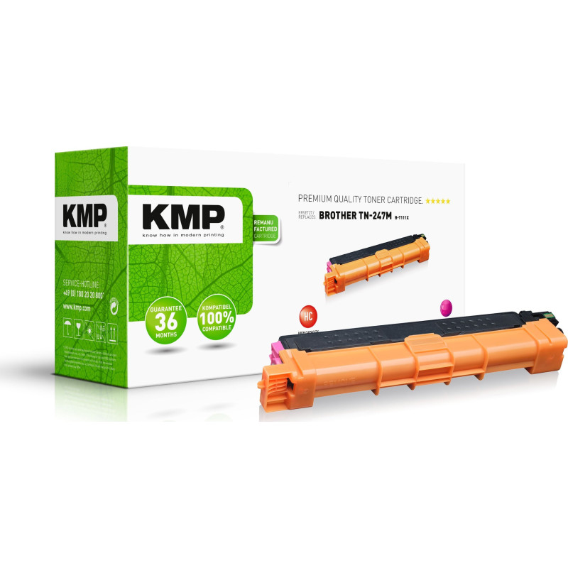 Toner KMP Replacement Toner Brother TN-247M, TN247M Magenta 2300 pages B-T111X (BT111X)