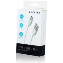 Forever Universal C tipo USB 1m Balta Forever Universal C tipo USB 1m Balta