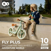 Kinderkraft Balance Bike Fly Plus Baby Blue