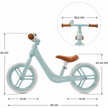 Kinderkraft Balance Bike Fly Plus Baby Blue