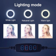 Riff 36cm LED Light Ring 13W with Smartphone holder + remote Riff 36cm LED Light Ring 13W with Smartphone holder + remote
