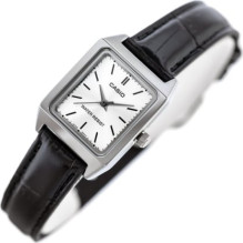 CASIO LTP-V007L-7E1UDF Silver / juoda CASIO LTP-V007L-7E1UDF Silver / juoda