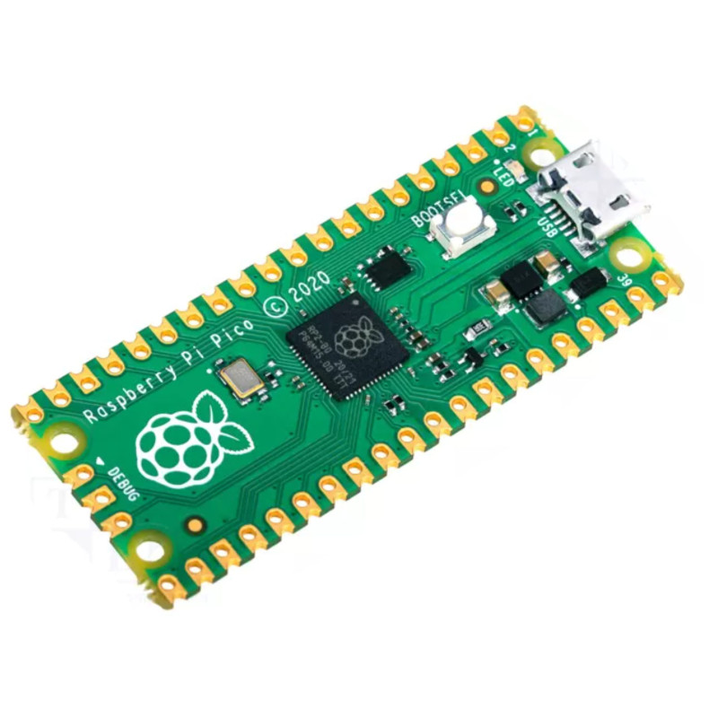 Rinkinys: prototipo plokštė, RASPBERRY PI PICO, dažnis: 133MHz