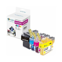 Ink G&amp;G G&amp;G 4-piece set ink cartridges replacement Brother LC422XLVAL