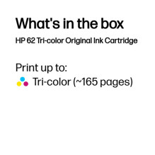 HP 62 spalvų C2P06AE Instant Rašalas HP 62 spalvų C2P06AE Instant Rašalas