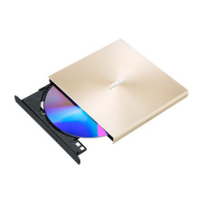 „ZenDrive U9M itin plonas išorinis DVD USB / USB-c įrašymo įrenginys, auksinis „ZenDrive U9M itin plonas išorinis DVD USB / USB-c įrašymo įrenginys, auksinis