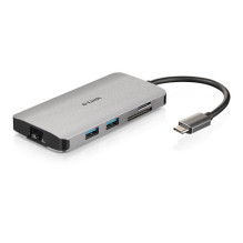 Stotis / replikatorius D-Link 8in1 USB-C (DUB-M810) Stotis / replikatorius D-Link 8in1 USB-C (DUB-M810)