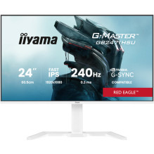 iiyama G-MASTER GB2471HSU-W1 computer monitor 60.5 cm (23.8") 1920 x 1080 pixels Full HD LED White
