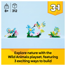 LEGO Creator Wild Animals: Colorful Hummingbird 31384