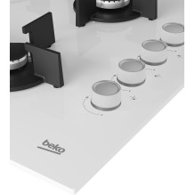 Beko HILW64122SW Built-in gas hob 60 cm, 4 zones White Beko HILW64122SW Built-in gas hob 60 cm, 4 zones White