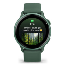 „Garmin vívoactive 6“ 3,05 cm (1,2 colio) AMOLED 42 mm Skaitmeninis 390 x 390 pikselių Jutiklinis ekranas Žalias „Wi-Fi“