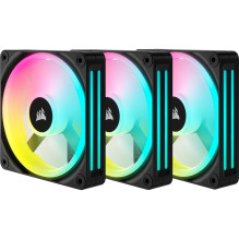 Corsair iCUE LINK QX120 RGB Starter Kit, Black, LED Control, 120mm, Pack of 3 Corsair iCUE LINK QX120 RGB Starter Kit, Black, LED Control, 120mm, Pack of 3