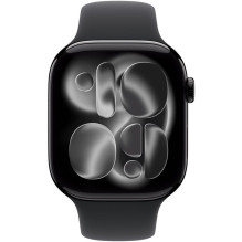 Smartwatch Apple Watch 11 GPS + Cellular 42mm Jet Black Aluminum Sport Band S / M Black (MF834MP-A)
