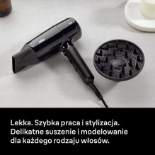 Braun Haircare Hairdryer HD2 15 Braun Haircare15 Braun Haircare 15 black Schwarz (BRHD215E)