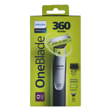 „Philips OneBlade 360 QP2834/23“ veido ir kūno skustuvas „Philips OneBlade 360 QP2834/23“ veido ir kūno skustuvas