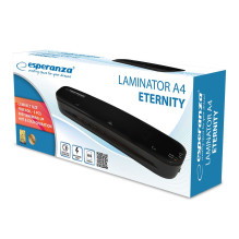 Esperanza EFL002 laminator Cold / hot laminator 250 mm / min Black Esperanza EFL002 laminator Cold / hot laminator 250 mm / min Black