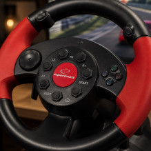 ESPERANZA EG103 Gaming Controller Steering wheel PC,Playstation 2,Playstation 3 Digital Black,Red ESPERANZA EG103 Gaming Controller Steering wheel PC,Playstation 2,Playstation 3 Digital Black,Red