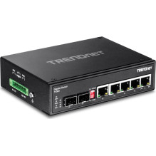 TRENDnet Industrial Switch 6 Port Gbit IP30 DIN-Rail Metal TRENDnet Industrial Switch 6 Port Gbit IP30 DIN-Rail Metal