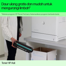 Tonerio kasetė - HP 222A W2221A žydra rengėjas