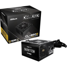 Asrock Challenger CL-850G 850W (juoda, 1x 12-Pin Didelės galios GPU, 2x PCIe, 850 vatų)
