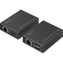 DIGITUS HDMI KVM ilgintuvas 4K / 30Hz, juodas DIGITUS HDMI KVM ilgintuvas 4K / 30Hz, juodas