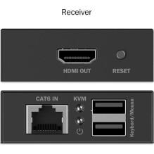 DIGITUS HDMI KVM ilgintuvas 4K / 30Hz, juodas DIGITUS HDMI KVM ilgintuvas 4K / 30Hz, juodas