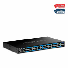 TRENDnet 52-port Gigabit Web Smart Switch with 10G SFP+ TRENDnet 52-port Gigabit Web Smart Switch with 10G SFP+