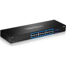 TRENDnet 24-Port gigabito komutatorius su 2 10G SFP+ lizdais TRENDnet 24-Port gigabito komutatorius su 2 10G SFP+ lizdais