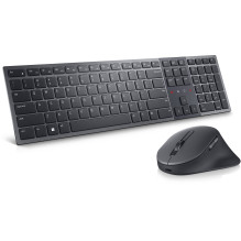 Klaviatūros ir pelės rinkinys - Dell Pro Premium Collaboration KM900 QWERTZ vokiškas grafito spalvos