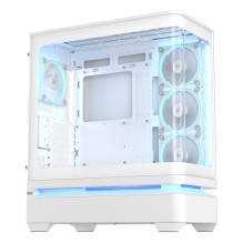 Kompiuterio korpusas - ASUS PRIME AP304 TG ARGB baltas