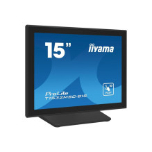 Monitorius - iiyama ProLite T1532MSC-B1S 15" jutiklinis ekranas, 1 024 × 768, juodas Monitorius - iiyama ProLite T1532MSC-B1S 15" jutiklinis ekranas, 1 024 × 768, juodas