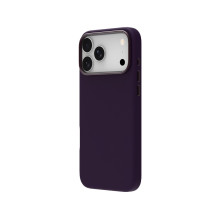 JM Leather Case with MAGSAFE for iPhone 18 Pro Purple.