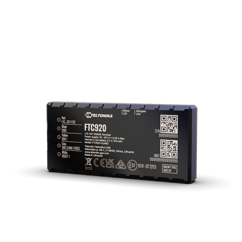 FTC920 GPS tracker, 4G, IP54, 170mAh battery TELTONIKA