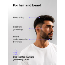 Ray Battler RB 6920 Hair Clipper + 6 Guide Combs