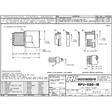 SO-239 (RFU-520-1E) RG213 jungtis